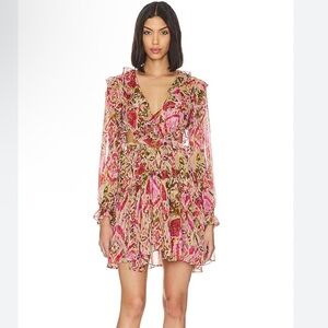 Misa Los Angeles Amanya Dress in Summer Ikat - Small
